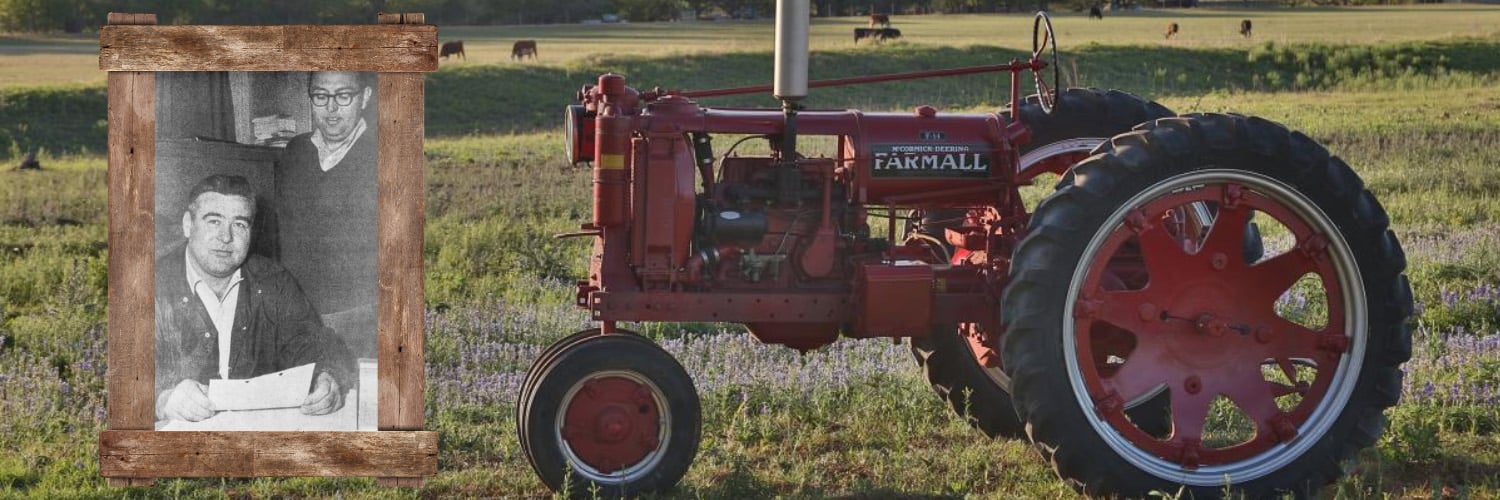 Janson Equipment Founders and a Tractor